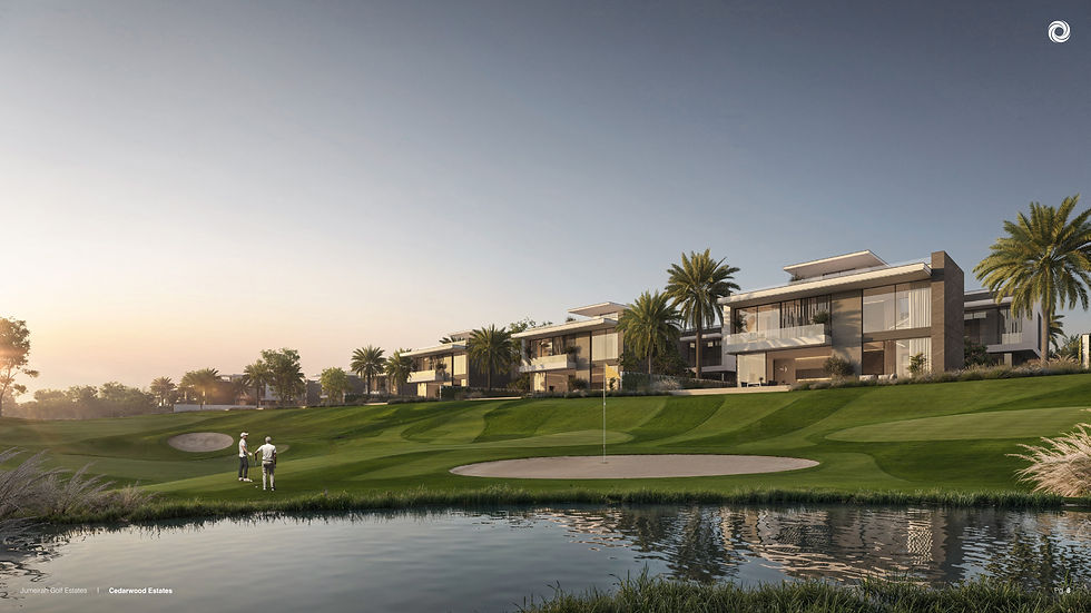 Cedarwood Estates luxury golf villas at Jumeirah Golf Estates Dubai