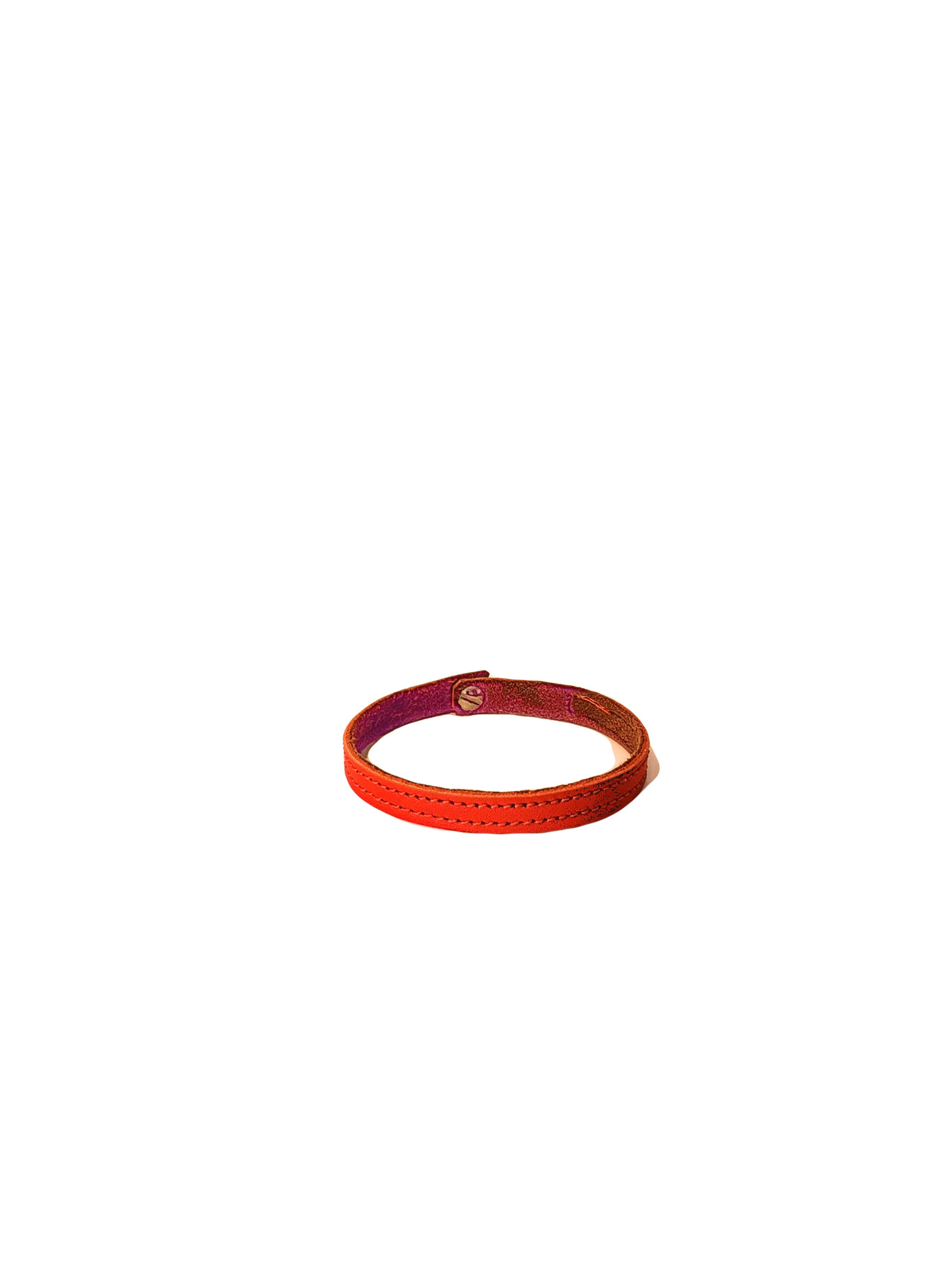 bracelet orange, les belles sandales