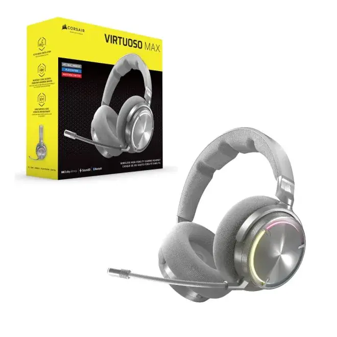 Thumbnail: Corsair Virtuoso Max Wireless Headset Silver