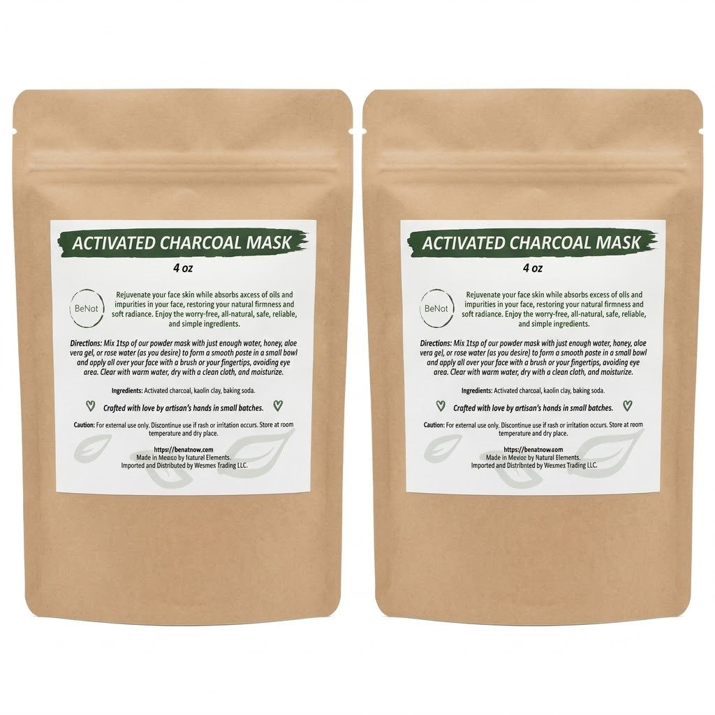 2-pack Activated Charcoal Facial Mask