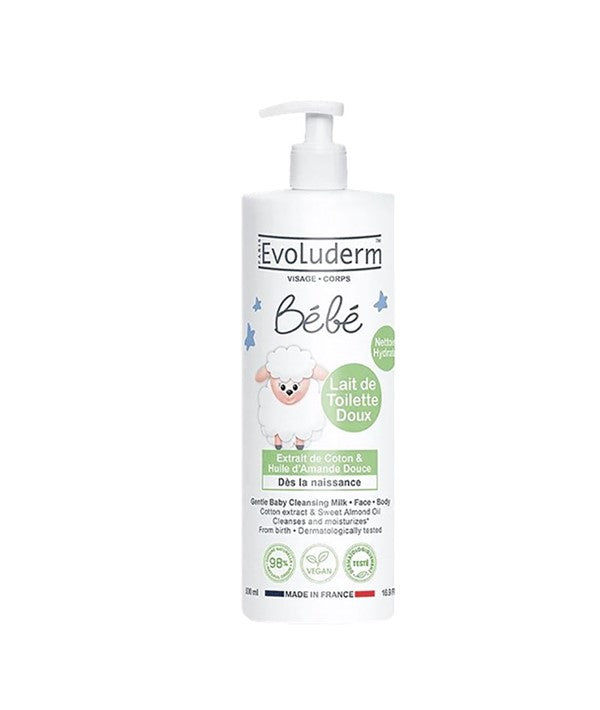Evoluderm Bebe Sweet Almond Baby Cleansing Milk 500ml