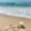 A sunny beach day, blue _waves, sand and a candle, no shade_.jpg