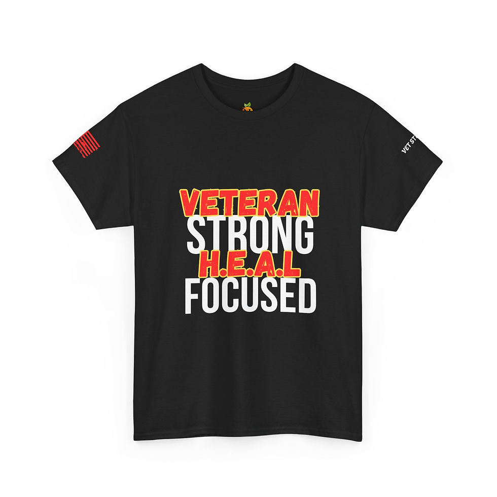 H.E.A.L Fit Vet Strong Unisex Heavy Cotton Tee