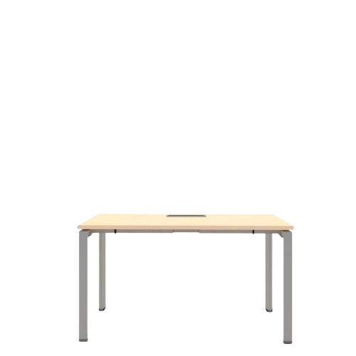 Miniatura: Escritorio 140x60 con pasacables