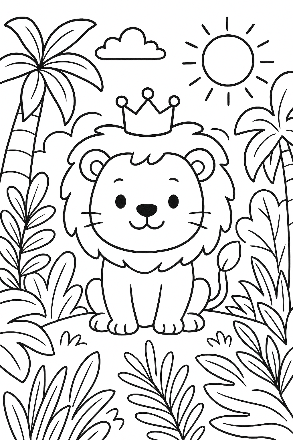 Future King Colouring Page