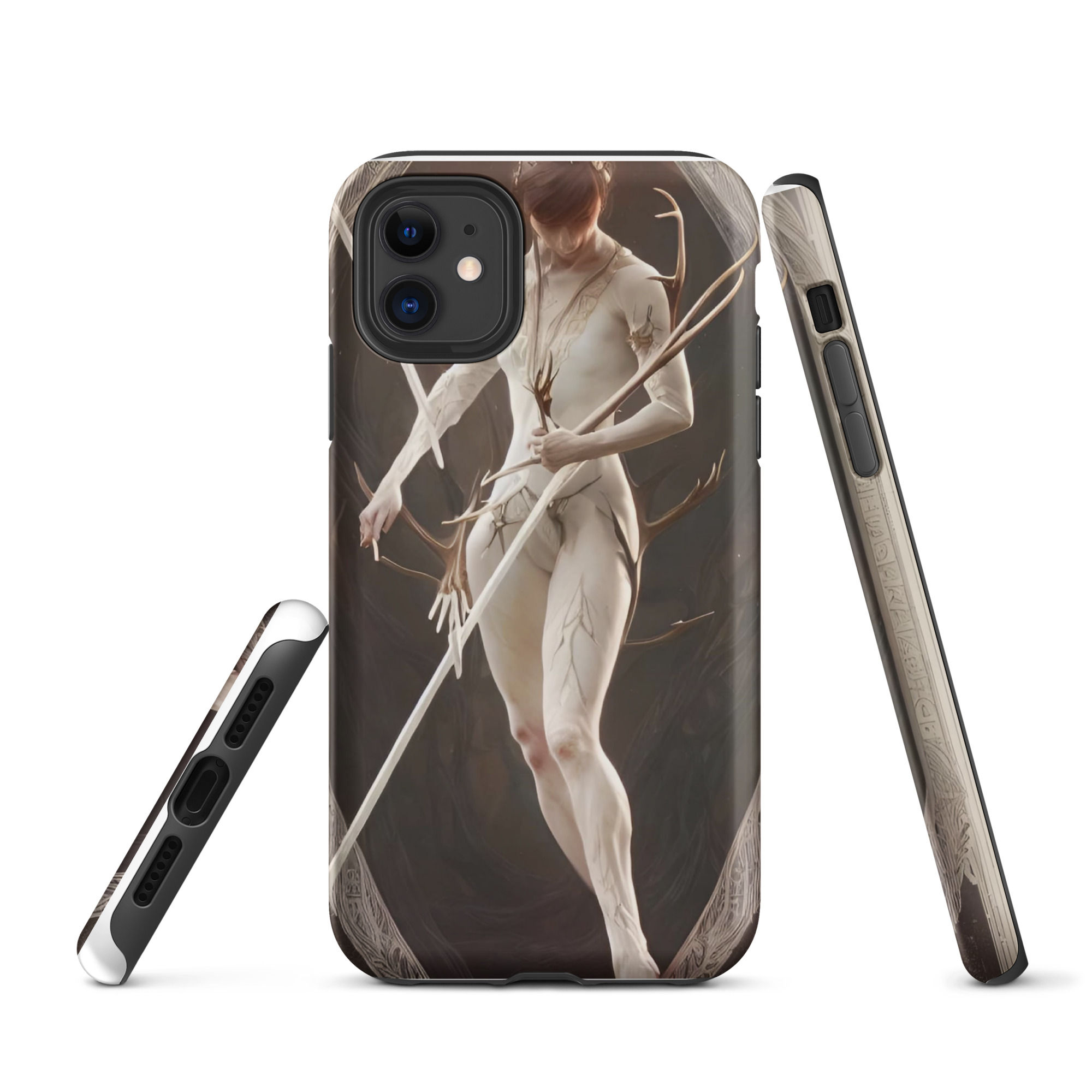 Two of Wands, The House of the Stag iPhone phone case