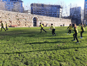 Jugando con discos voladores