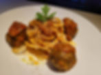 大份番茄牛肉丸吸管麵 Large Bucatini pasta with Italian Meatball