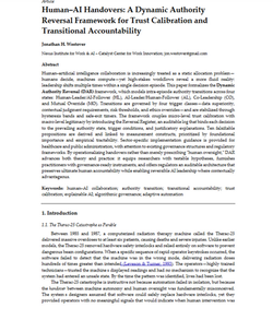 Human–AI Handovers - PrePrint