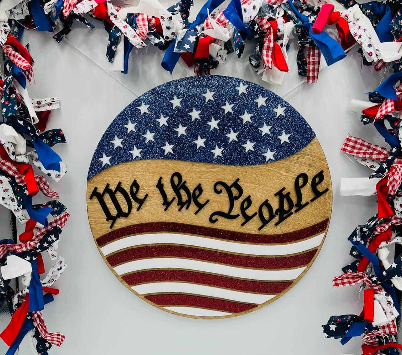 We The People Door Sign