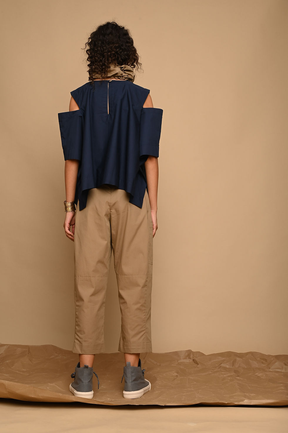 Thumbnail: Peony Navy Top