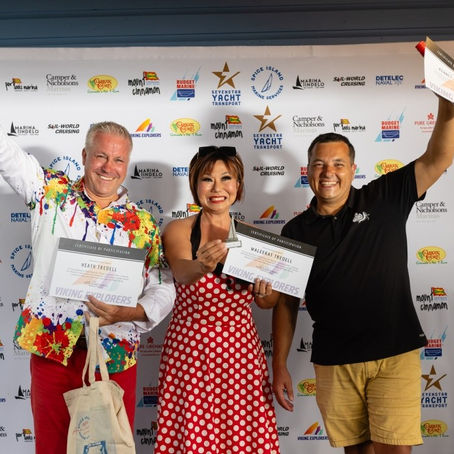 Heath Pookie and Kenet Victorious on the Viking Explorer Crossing