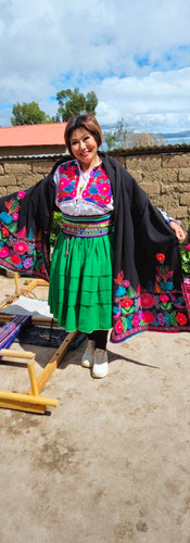 Pookie in Traditional Peruvian Dress