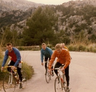 Out training in Mallorca