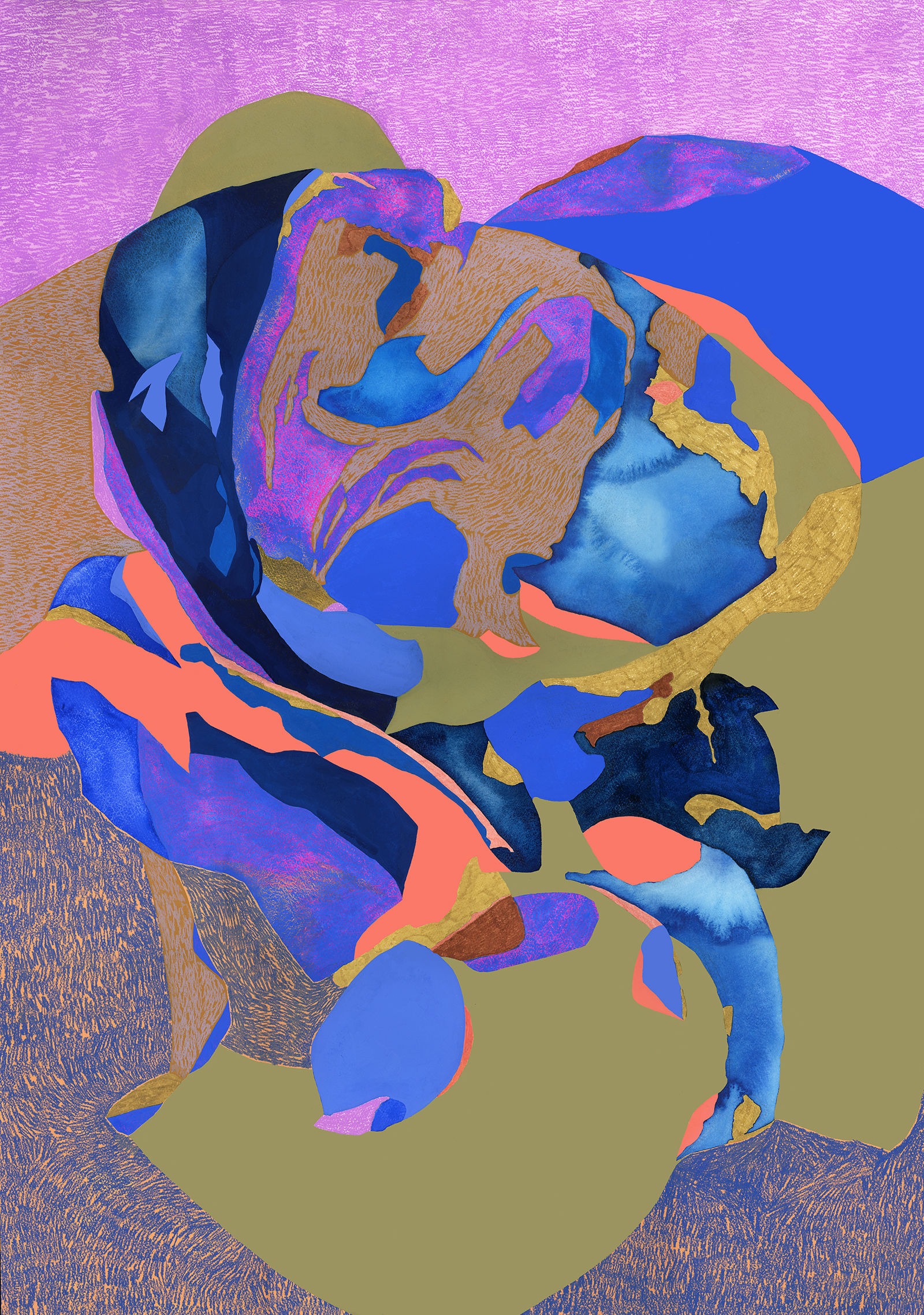 A secret swimming, one