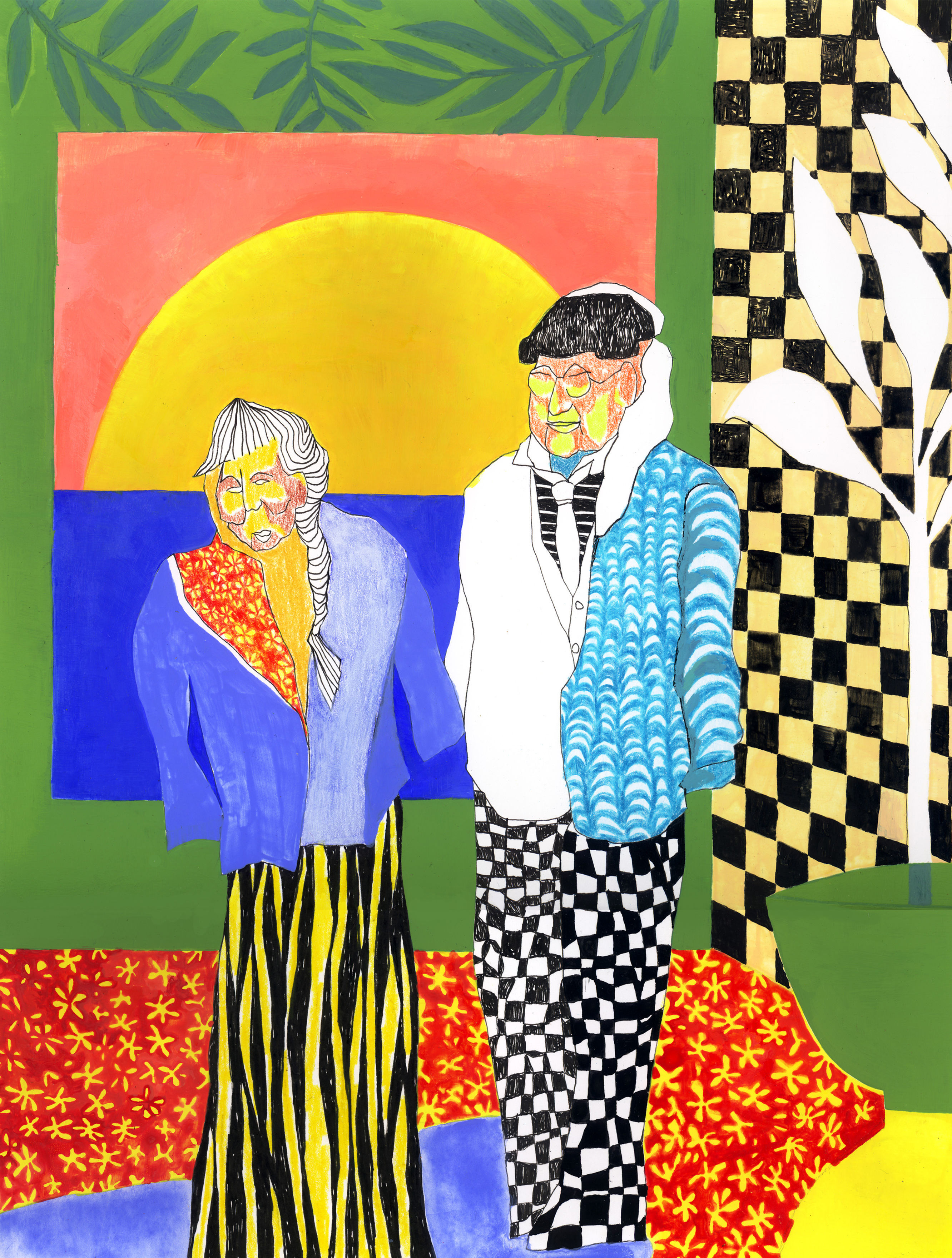 Mitchell and Hockney