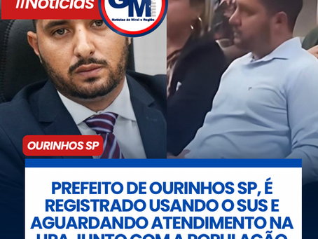 PREFEITO DE OURINHOS SP, É REGISTRADO USANDO O SUS E AGUARDANDO ATENDIMENTO NA UPA JUNTO COM A POPULAÇÃO