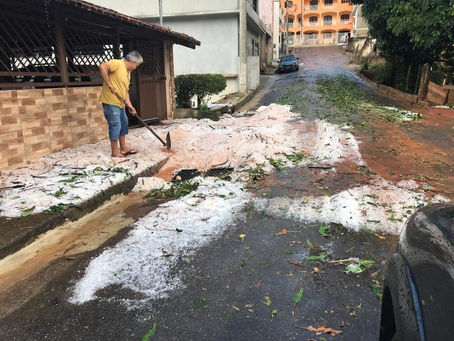 GUIRICEMA: DEFESA CIVIL DIVULGA BALANÇO DA TEMPESTADE DE GRANIZO NO MUNICÍPIO