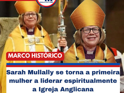 Sarah Mullally se torna a primeira mulher a liderar espiritualmente a Igreja Anglicana