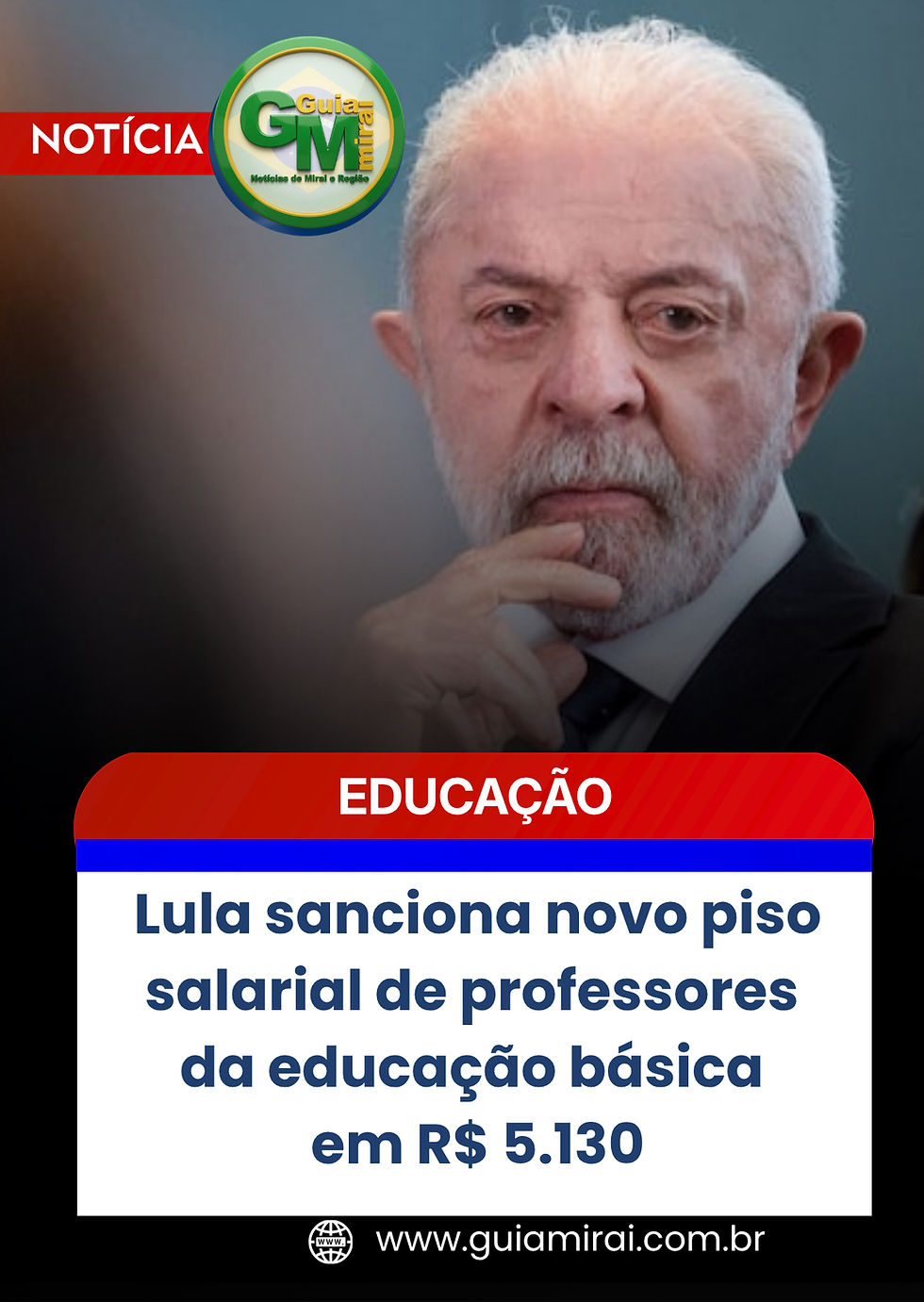 Lula sanciona novo piso salarial de professores da educação básica em R$ 5.130