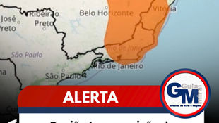 Região tem previsão de tempestades nesta sexta-feira; região deve ficar em alerta para chuva forte
