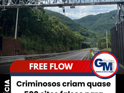 Golpe do Free Flow: criminosos criam quase 500 sites falsos para cobrar pedágios via Pix