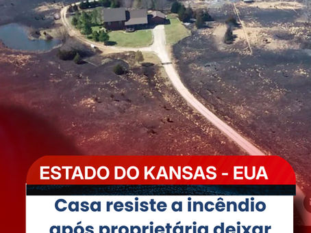 Casa resiste a incêndio após proprietária deixar irrigadores ligados antes de incêndio nos Estados Unidos