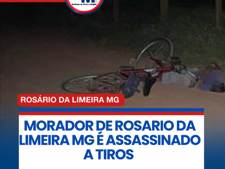 MORADOR DE ROSĆRIO DA LIMEIRA MG Ć ASSASSINADO A TIROS