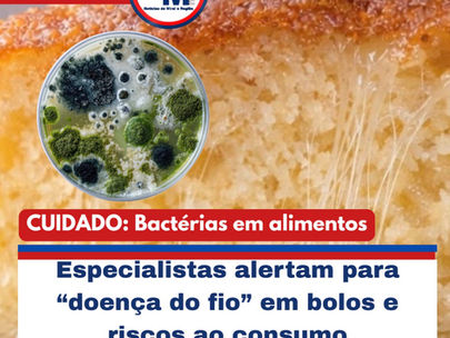 Especialistas alertam para “doença do fio” em bolos e riscos ao consumo