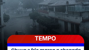 Chuva e frio marca a chegada de Frente Fria que avança pelo Brasil trazendo chuva e queda de temperatura na Zona da Mata