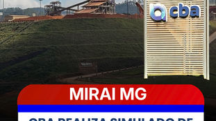 CBA REALIZA SIMULADO DE EMERGÊNCIA EM BARRAGEM NESTA TERÇA-FEIRA (28) EM MIRAÍ