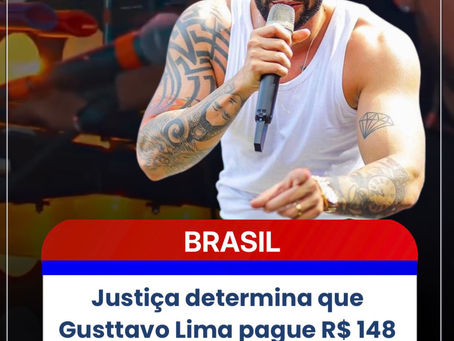 Justiça determina que Gusttavo Lima pague R$ 148 mil por divulgação de telefone na música “Bloqueado”