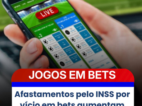 Afastamentos pelo INSS por vício em bets aumentam 1.283% em cinco anos em Minas Gerais