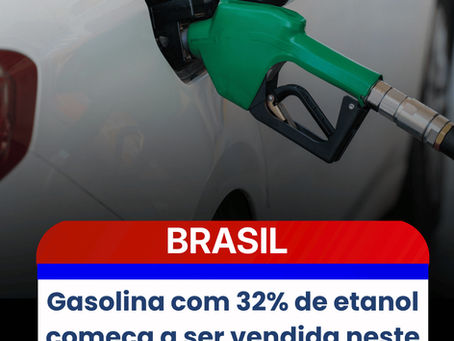 Gasolina com 32% de etanol começa a ser vendida neste sábado; veja o que muda para os motoristas
