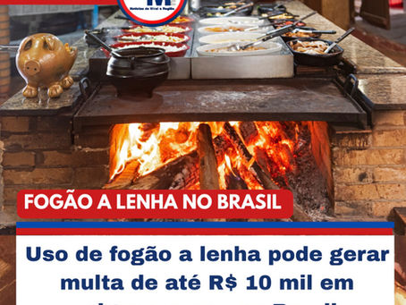 Uso de fogão a lenha pode gerar multa de até R$ 10 mil em alguns casos no Brasil