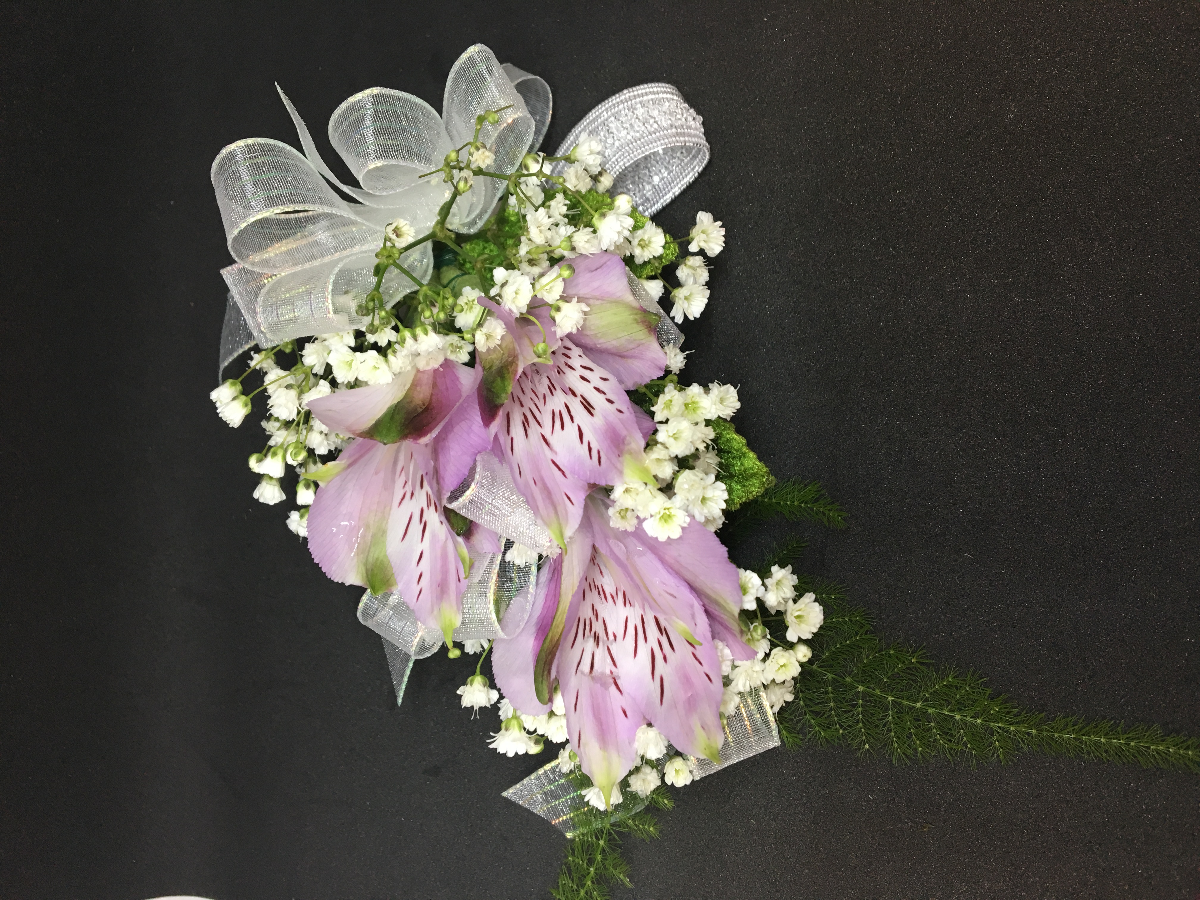 Lavender Alstromeria Corsage