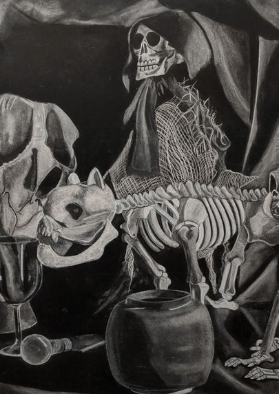 Still-ilife on White Chalk on Black Paper.jpg