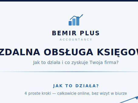 Zdalna obsługa księgowa - jak to działa i dlaczego warto?