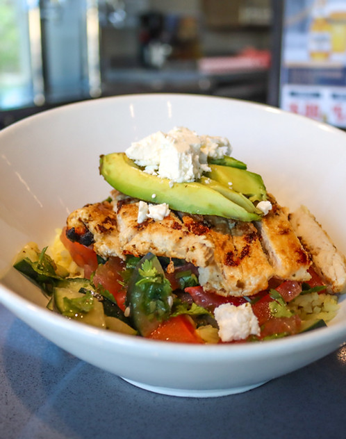 Greek Bowl with Grilled Chicken