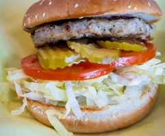 Telly's ¼ lb Burger