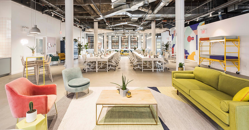 Espacio de trabajo moderna