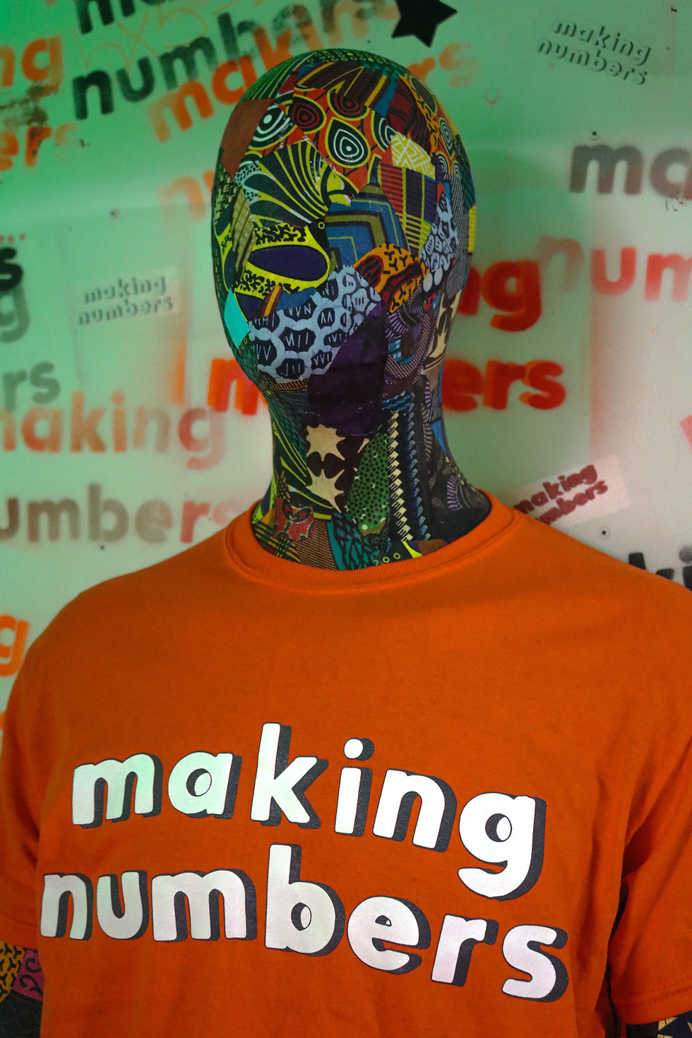 Thumbnail: "making numbers" t-shirt