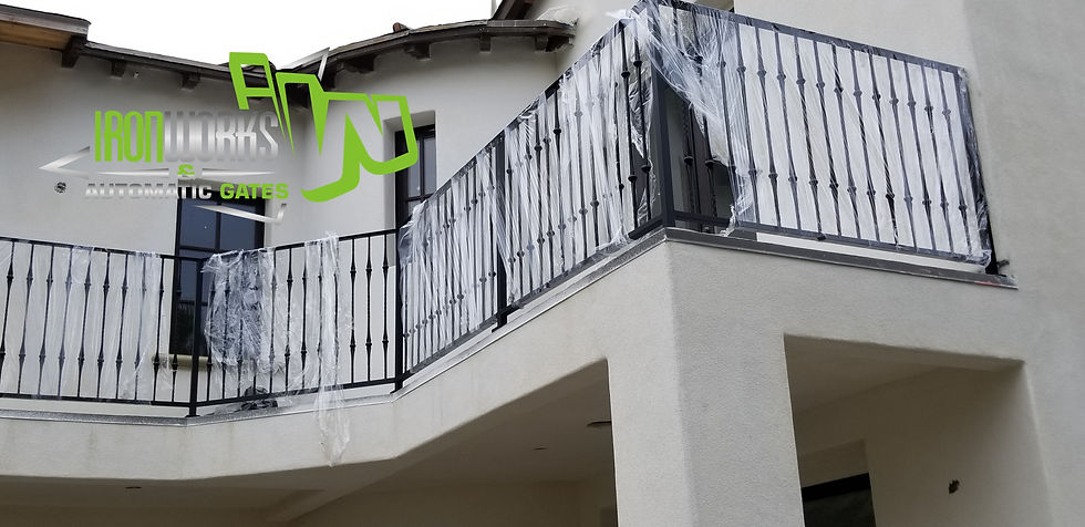 Vertical Bars Balcony