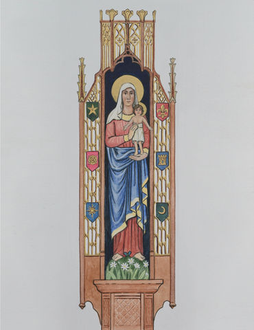 Mount Calvary Church, Marion Shrine Illumination