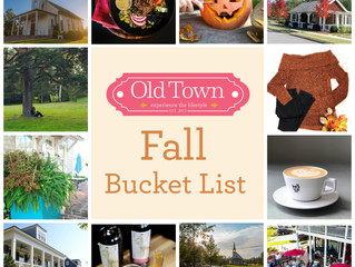 Your Fall Bucket List at Old Town