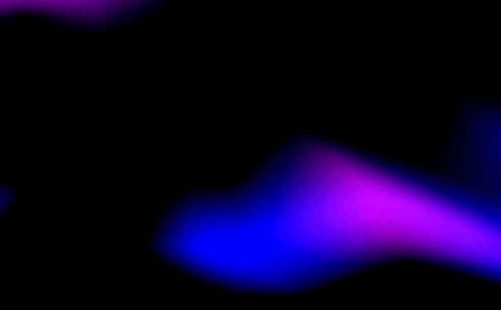 Abstrakte blaue und violette Farbverläufe auf schwarzem Hintergrund