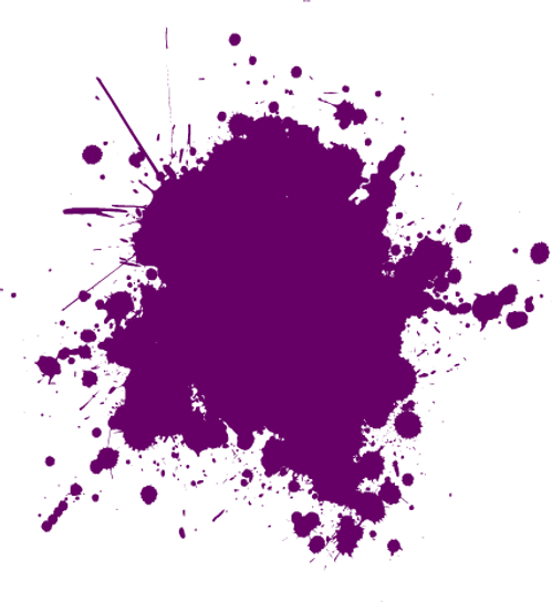 Splash of Chaotic Purple Paint