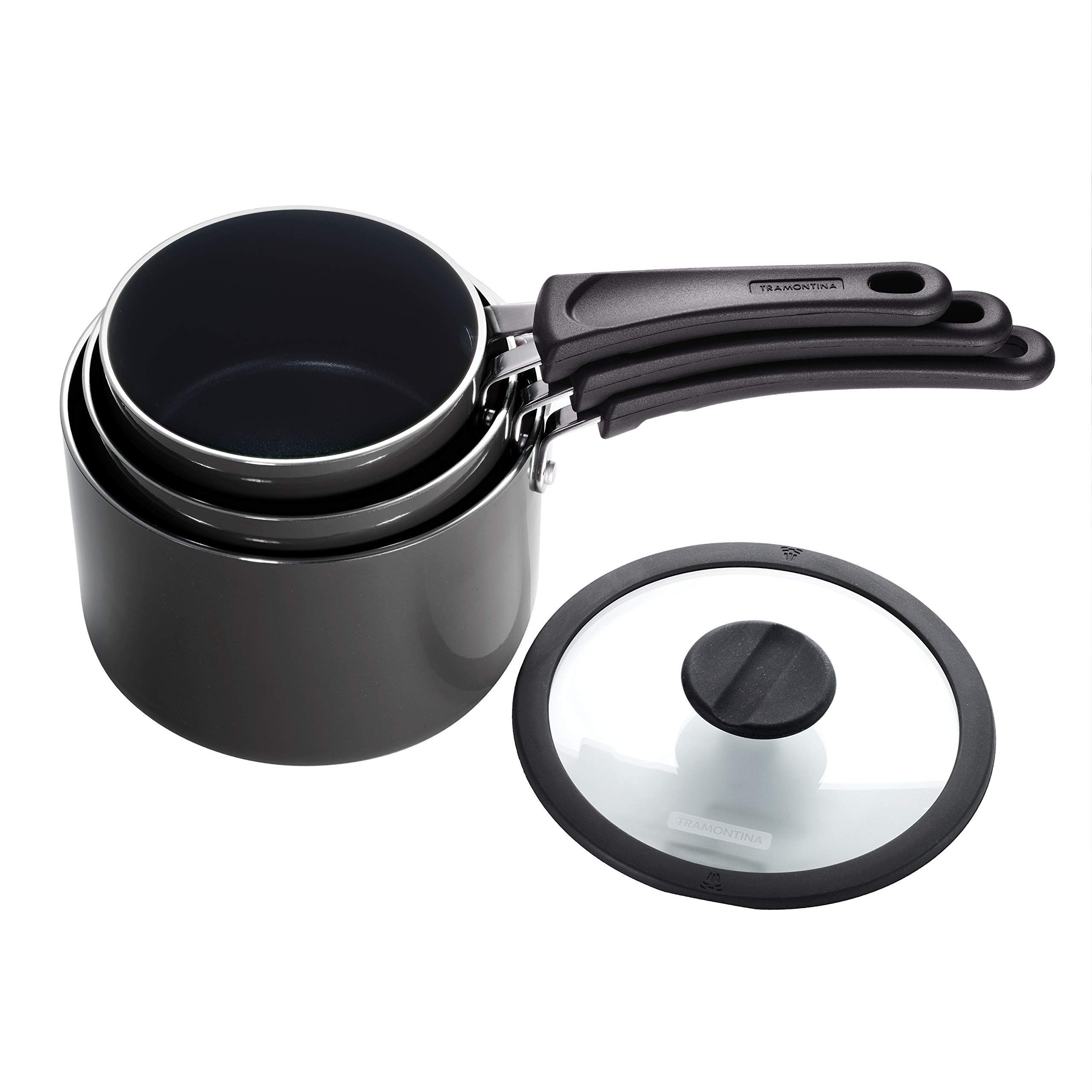 Tramontina Nonstick Aluminum Cookware Set with Lids