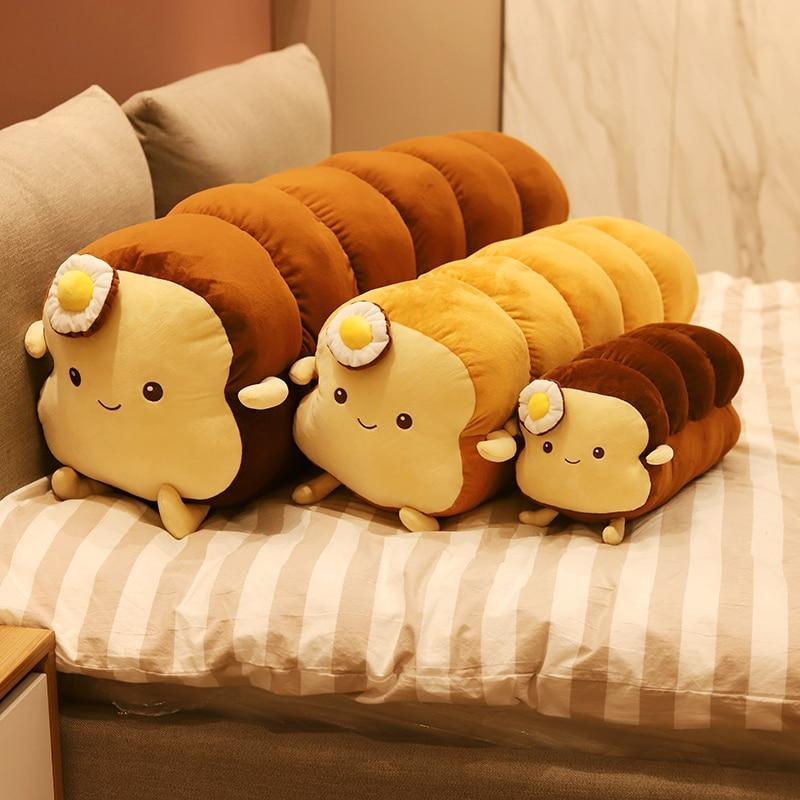 Poached Egg Toast Decorative Pillow