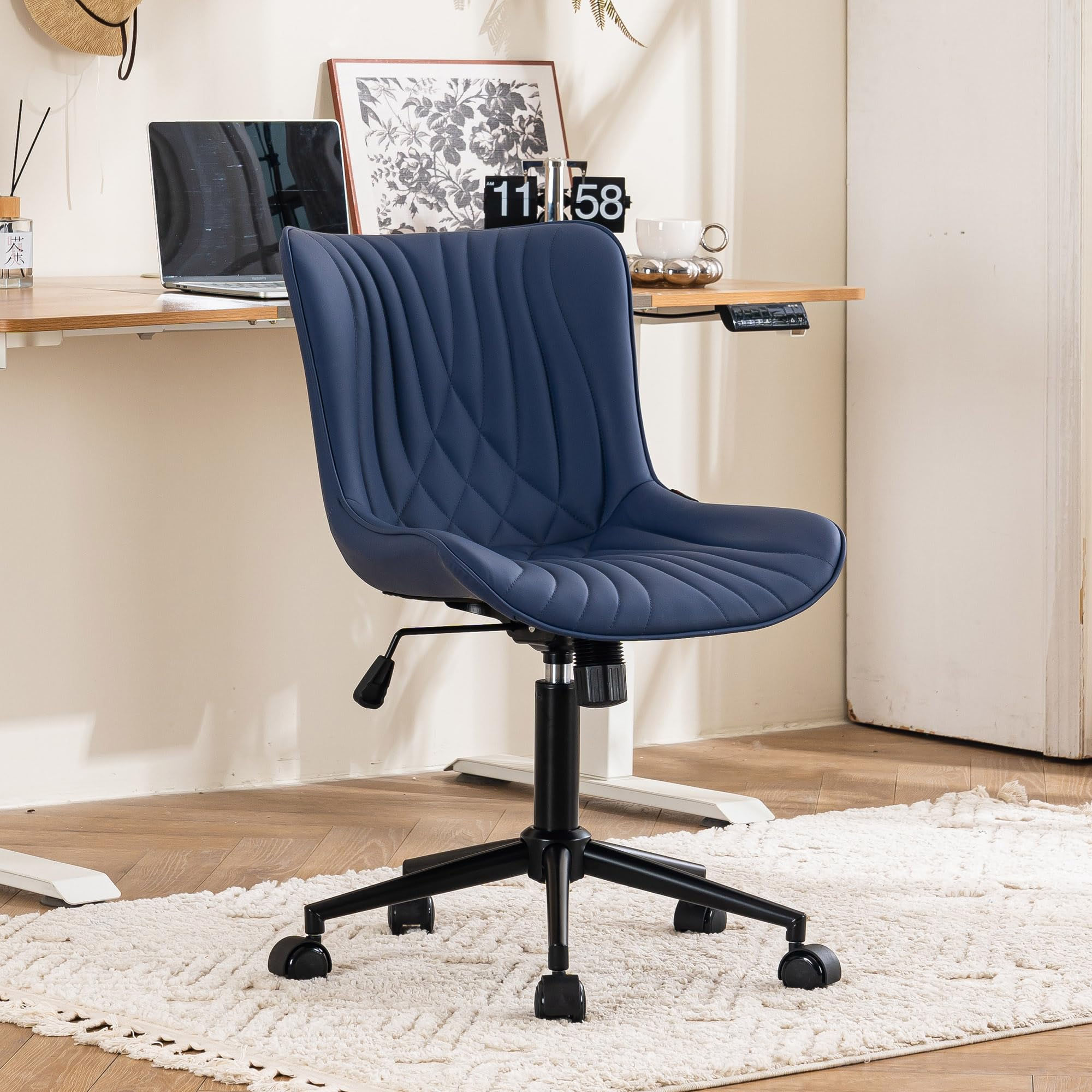 Synthetic Leather Upholstered Chair